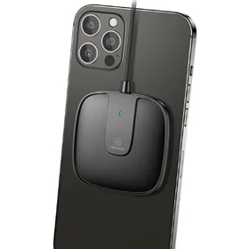 USAMS Belaidis įkroviklis MAGNETIC 15W IPHONE 12 juodas