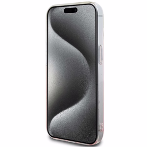 Hello Kitty IML Gradient Electrop Kitty Head dėklas telefonui iPhone 15 - rožinis