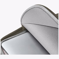 Uniq Cyprus Ridge Edition neperšlampamas neopreninis 14" nešiojamojo kompiuterio dėklas - žalias