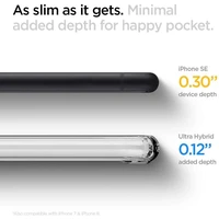 Spigen Ultra Hybrid dėklas iPhone 7 / 8 / SE 2020 / SE 2022 - skaidrus