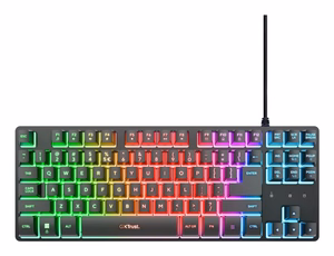 Trust GXT 833 Thado TKL žaidimų klaviatūra USB QWERTY US English juodas