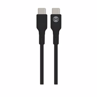 Forever CC-06 PD QC automobilinis įkroviklis 1x USB-C 1x USB 20W juodas + USB-C - USB-C kabelis 60W