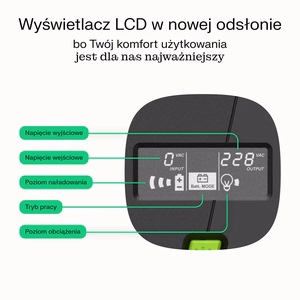 Green Cell nepertraukiamo maitinimo resursai (UPS) „Line-Interactive“ 1 kVA 600 W 4 AC išvestis(ys / čių)