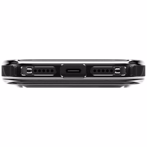 Uniq Combat Magclick Charging dėklas iPhone 18 Pro / 17 Pro – juodas