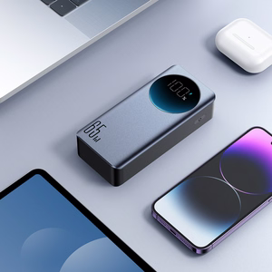 Joyroom JR-PBF05 Pro 30000mAh 65W Powerbank su Skaitmeniniu Ekranu 2x USB-C 1x USB-A - Juodas