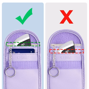 Tech-Protect KLR100 automobilio raktų dėklas su RFID apsauga - violetinis