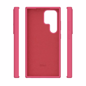 Etteri Силиконовый чехол для Samsung Galaxy S25 Ultra малиновый