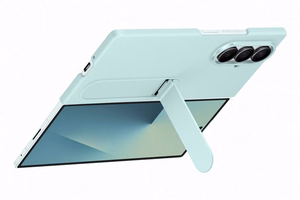 Samsung silikoninis dėklas Samsung Galaxy Z Fold7 - šviesiai mėlynas