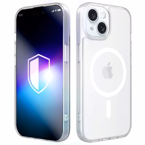 3mk Misty MagCase dėklas iPhone 15 - baltas