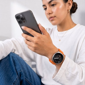 Tech-Protect Nylon Clasp dirželis, skirtas „Samsung Galaxy Watch 40/44/46 mm“ – oranžinis