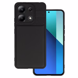 Kameros apsaugotas dėklas telefonui Xiaomi Redmi Note 13 4G juodas