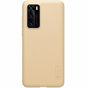 Dėklas telefonui Nillkin Super Frosted Shield Huawei P40 auksinis