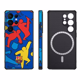 FC Barcelona dėklas Samsung Galaxy S25 Ultra magnetinis dėklas MagSafe OCFCBMCS25USP SP