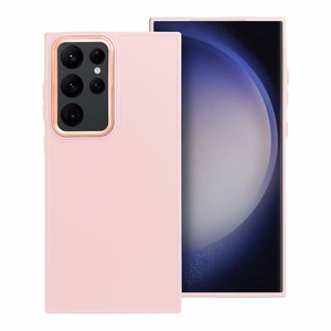 Dėklas telefonui FRAME SAMSUNG S23 Ultra pudros rožinis