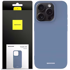 Spacecase Silikoninis dėklas iPhone 15 Pro mėlynas