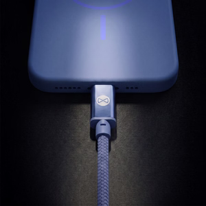 Forever Vibe laidas USB-C - USB-C 1,0 m 60W žydras