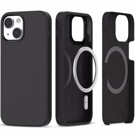 Tech-Protect Silikoninis Magnetinis dėklas telefonui iPhone 13 / 14 - Juodas