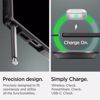 Spigen Tough Armor dėklas telefonui Samsung Galaxy S24 Ultra - juoda