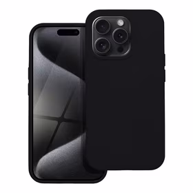 Silikoninis dėklas IPHONE 15 Pro - juodas