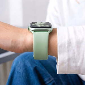Силиконовый ремешок Tech-Protect для Apple Watch 40/41/42 мм, светло-зелёный