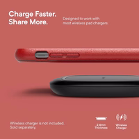 Caseology Vault dėklas iPhone Xs Max (raudonas)