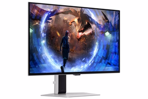 Samsung G60SD monitorius 68,6 cm (27") 2560 x 1440 pikselių Quad HD OLED sidabrinis