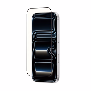 Crong OptiRed Glass grūdintas apsauginis ekrano stiklas su mėlynos šviesos filtru, skirtas iPhone 17 Pro Max
