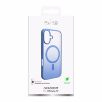 Puro Gradient TPU magnetinis dėklas telefonui iPhone 17 - mėlynas