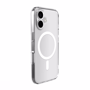 Puro Lite Mag MagSafe Silikoninis dėklas telefonui iPhone 16 Plus - skaidrus