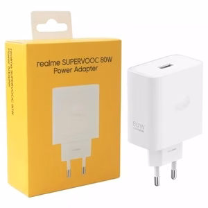 Įkroviklis Realme SuperVOOC 80W USB-A baltas