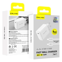 Blavec Wall charger BC-8 GaN4 - Type C - PD QC 65W 3A with Type C to Type C cable (TCBC8G4-CW653A+CC) white