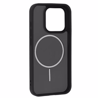 Magmat plonas dėklas Iphone 15 Pro juodas