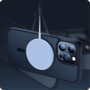 Tech-Protect MagMat Magnetinis dėklas telefonui iPhone 12 mini / 13 mini - skaidrus juodas