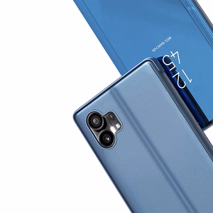 Clear View atverčiamas dėklas Nothing Phone 1 – juodas