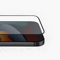 Uniq Optix matinės tekstūros grūdintas stiklas iPhone 14 / 13 / 13 Pro su aplikatoriumi