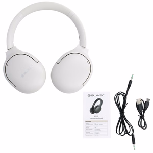 Blavec Ant ausų Bluetooth Ausinės BO-12 Bass Master ANC (BO12-W) baltos