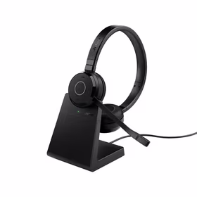 Jabra Evolve 65 TE Laisvų rankų įranga Vielinis ir Bevielis Su lankeliu Biuras / skambučių centras USB A tipo Bluetooth Įkrovimo stovas Juoda