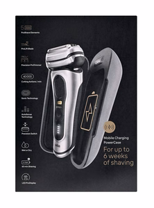 Braun Series 9 Pro 9577cc – tinklelinė barzdaskutė, sidabro spalvos