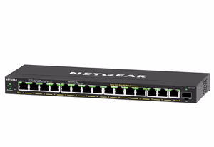 NETGEAR GS316EP Valdomas Gigabit Ethernet (10/100/1000) Maitinimas per Eternetą (PoE) Juoda