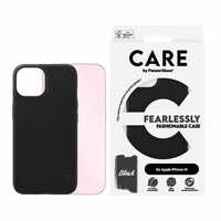 CARE by PanzerGlass Drąsiai madingas dėklas telefonui iPhone 15 - Juodas