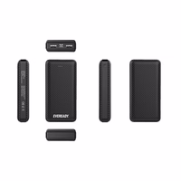 Eveready PX20B - Powerbank 20000 mAh 2x USB-A (juodas)