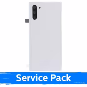 Galinis dangtelis, suderinamas su Samsung N970 Note 10 / Aura baltas / (Service Pack)