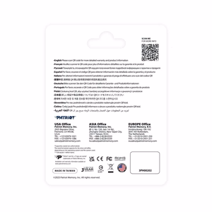 Patriot Memory Tab T560 64GB USB atmintukas Dual USB 120MB/s (PS64GT560DS5D) Sidabras