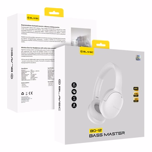 Blavec Ant ausų Bluetooth Ausinės BO-12 Bass Master ANC (BO12-W) baltos