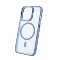 Dėklas telefonui (m) Frozen magnetinis iPhone 12 / 12 Pro 6,1 - šviesiai mėlynas (m)