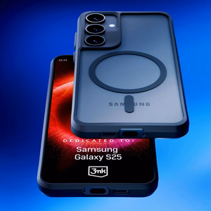 3mk Satin Armor MagDėklas Samsung Galaxy S25 - Skaidrus