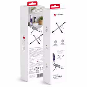 FORCELL F-GRIP Fold Stand X Pro stalo laikiklis - pilkas