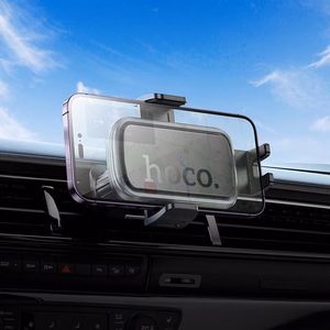 HOCO automobilio laikiklis oro angai H78 juodas metalinis pilkas