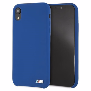 BMW silikoninis M kolekcijos dėklas iPhone Xr - mėlynas