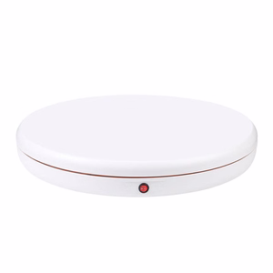 Besisukantis eksponavimo stendas Puluz 45 cm (baltas)
